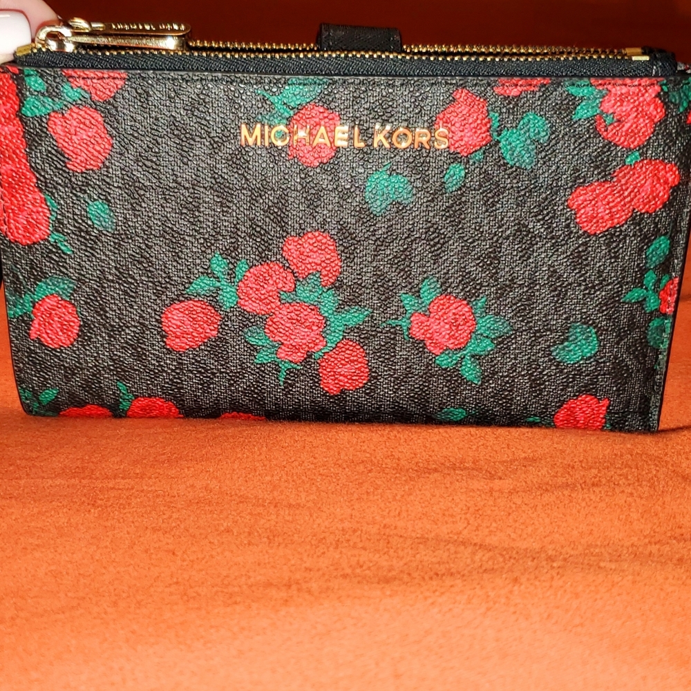 Michael Kors Double Zip Wallet Wristlet